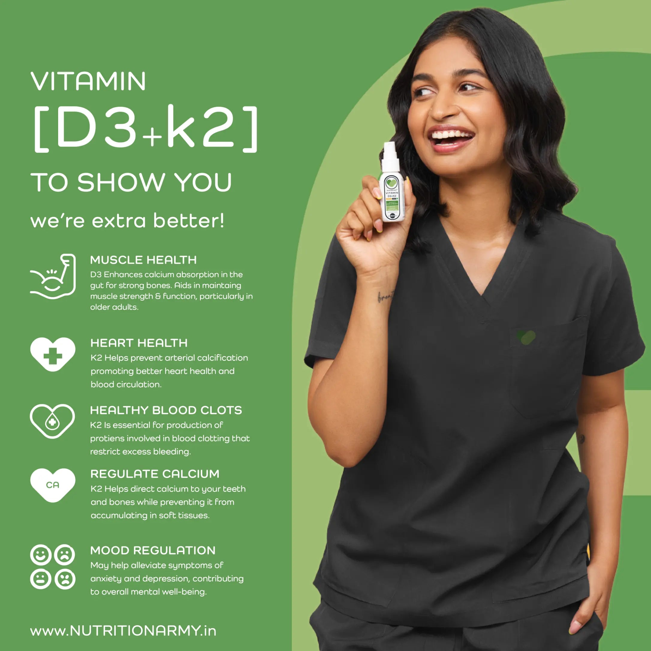 Vitamin D3+K2