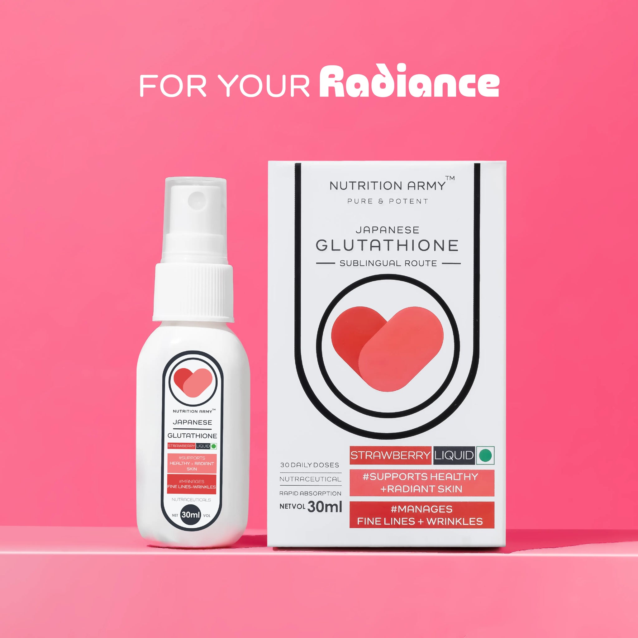 shine glutathione PomfGen Gluta-Glow: Opitac™ Japanese Glutathione for Glowing Skin –  Pomfgen.com main image 0