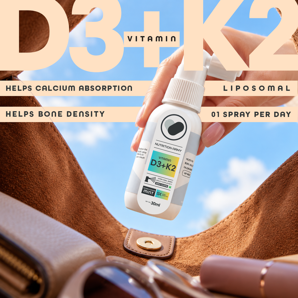 Vitamin D3+K2