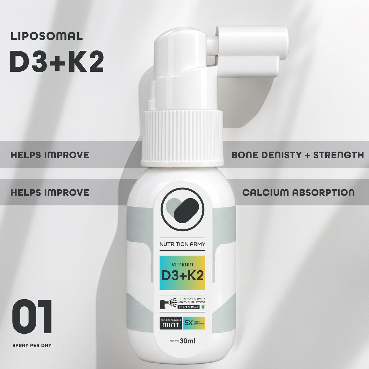 Vitamin D3+K2