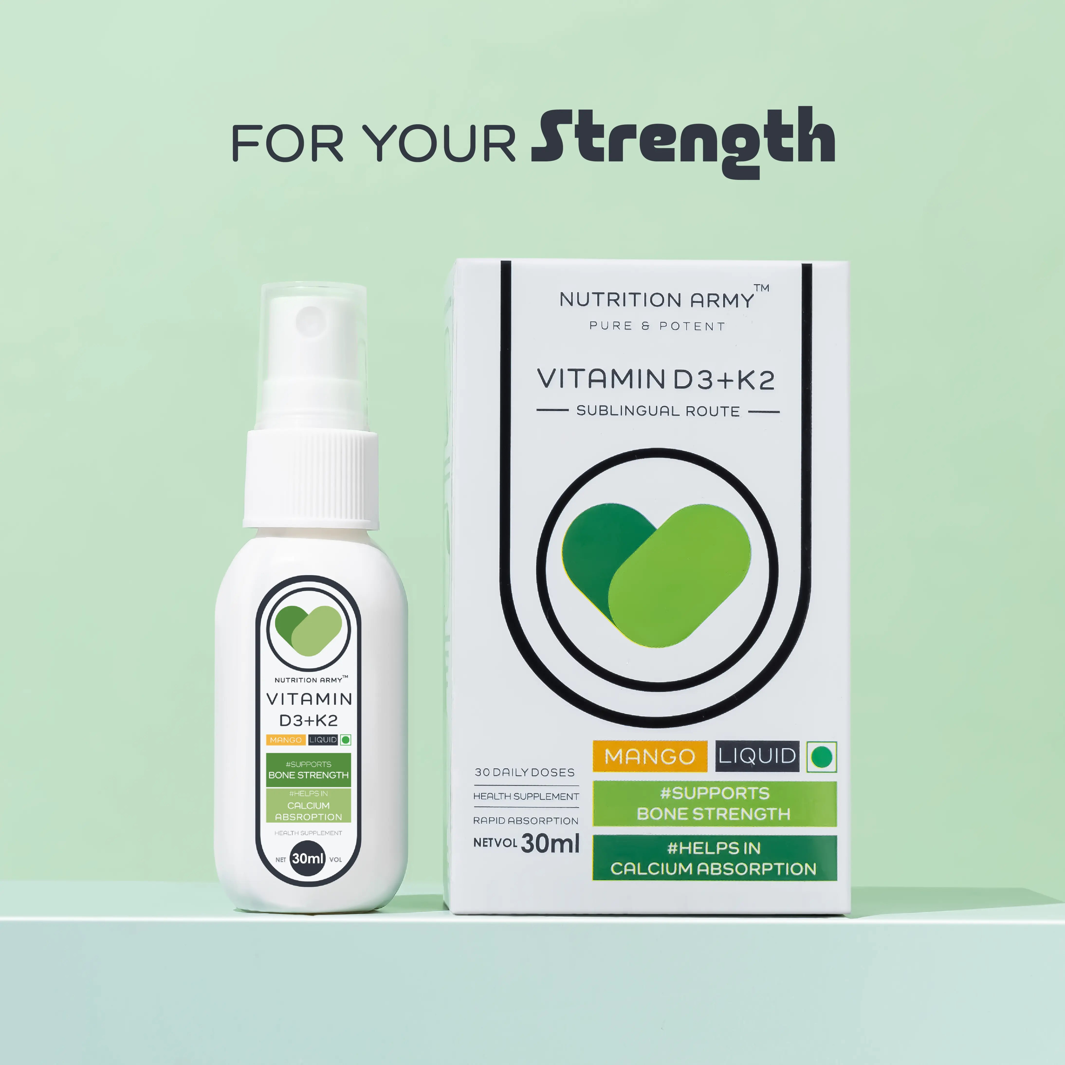 Vitamin D3+K2